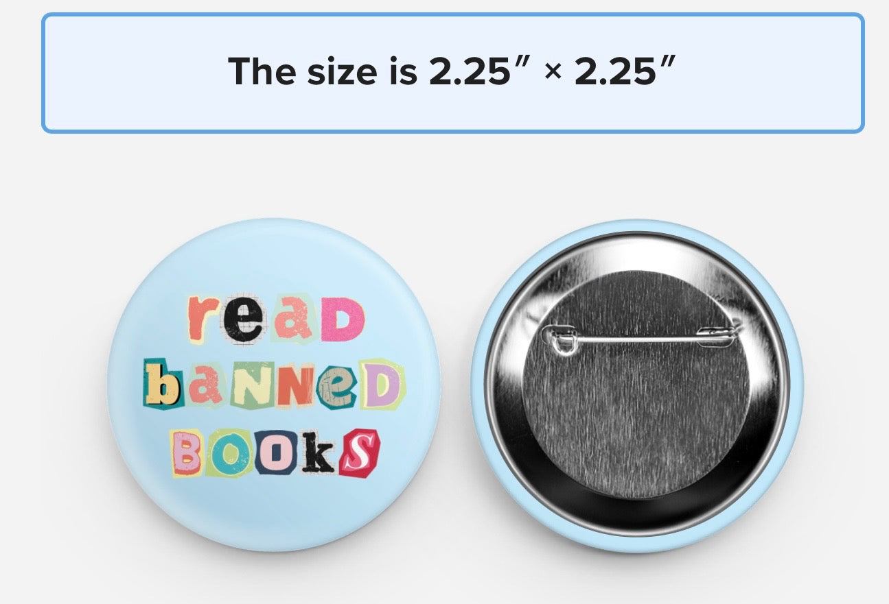 Read Banned Books pin back button