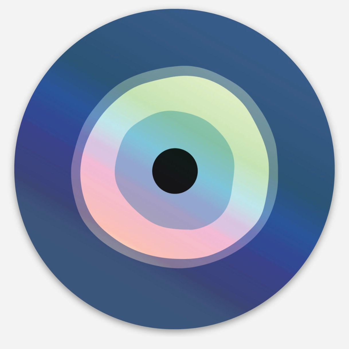 Evil Eye Mal Ojo holographic sticker