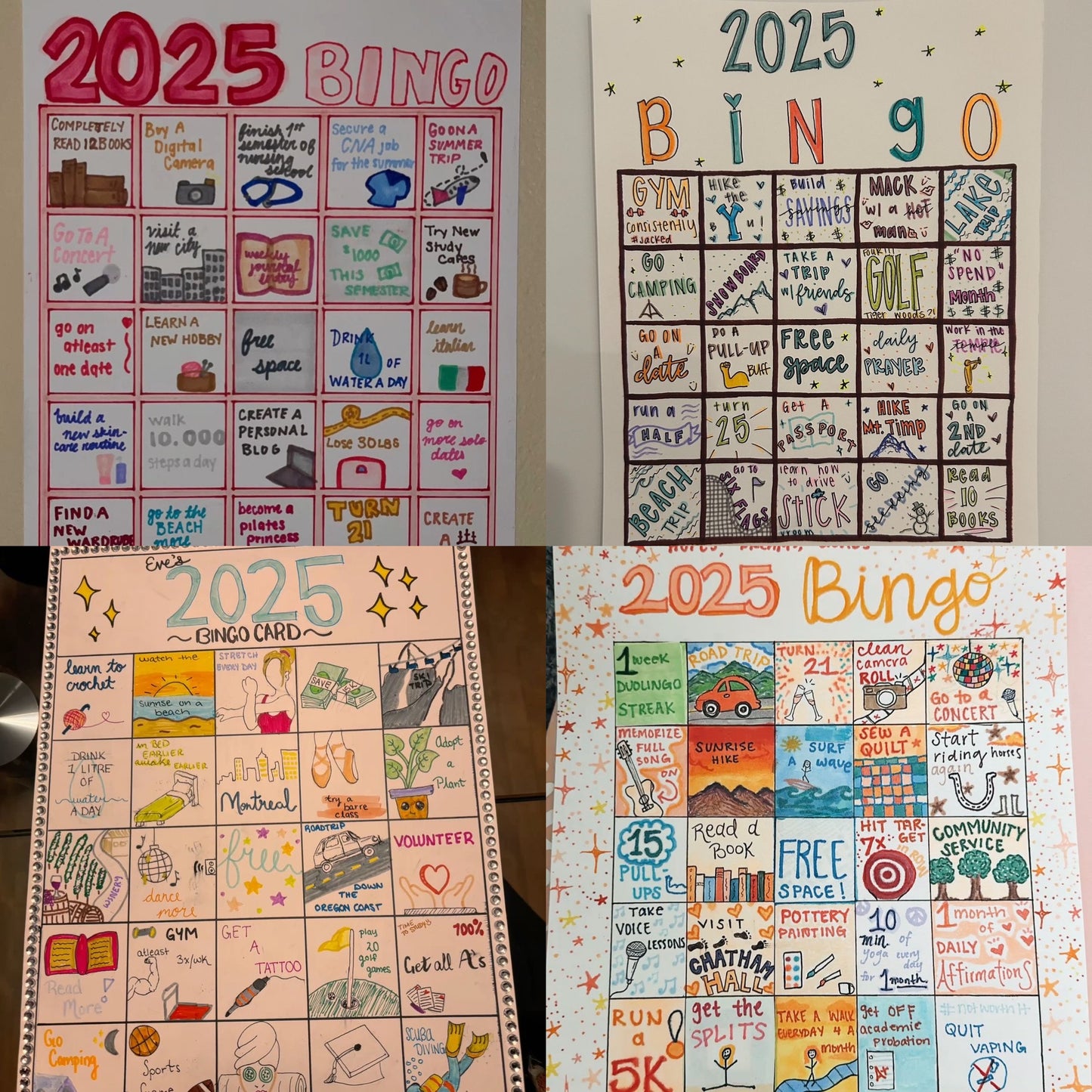 2026 Bingo Card sticker