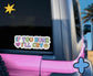 If you honk I'll cry bumper sticker