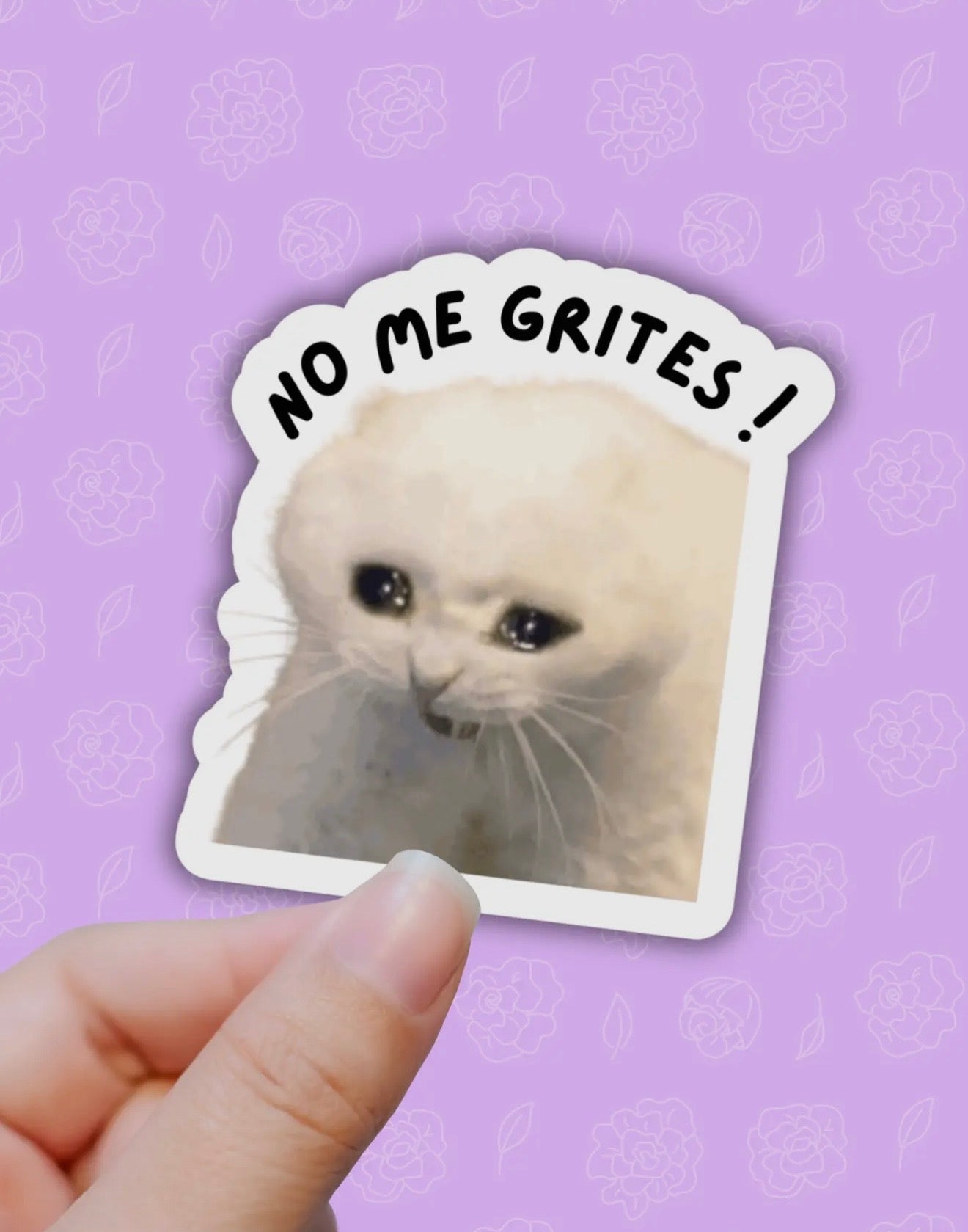 No me grites sticker