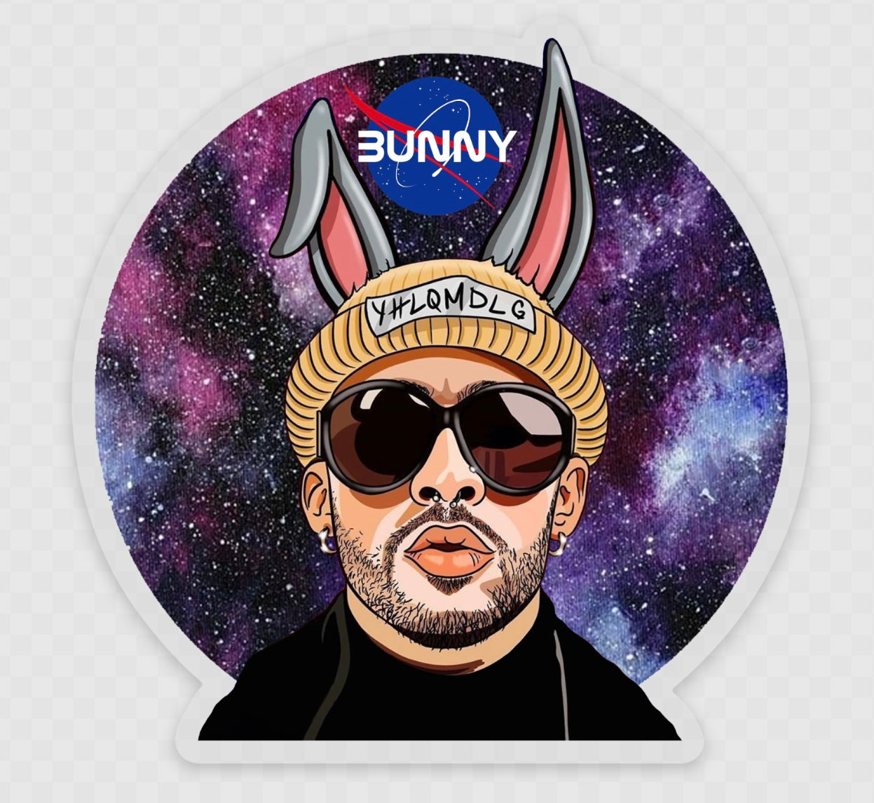Bad Bunny YHLQMDLG sticker