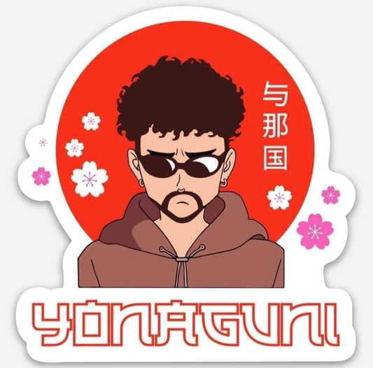 Yonaguni Bad Bunny sticker