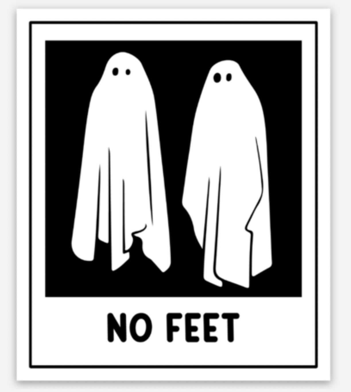 No feet sticker