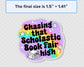 Chasing that Scholastic Book Fair High acrylic pin