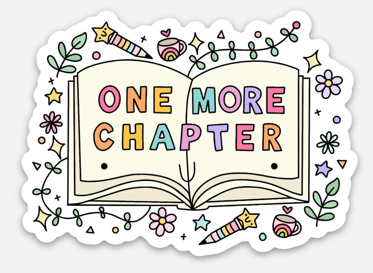 One more chapter sticker