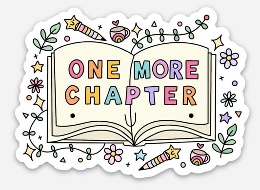 One more chapter sticker