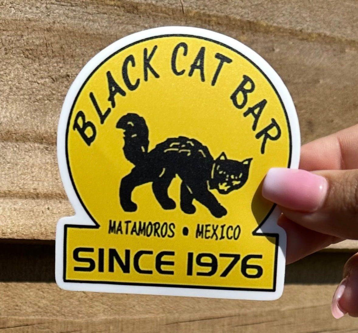 Black Cat Bar sticker