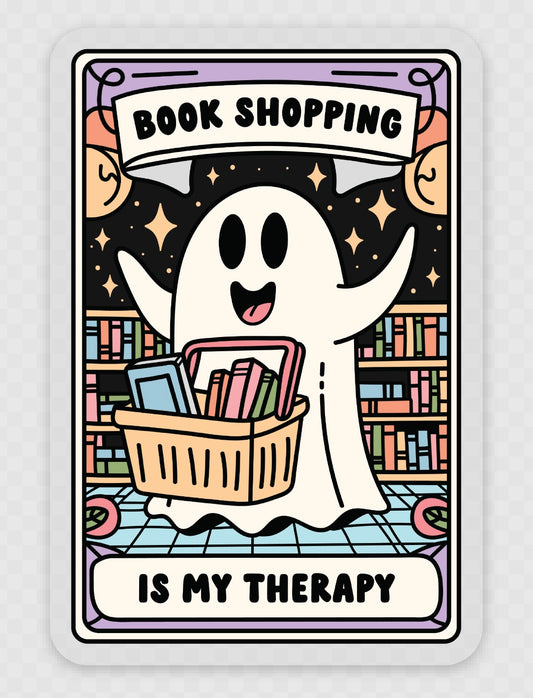 Book Shopping is my Therapy sticker