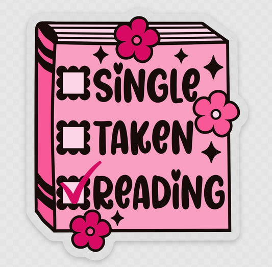 single, taken, or reading