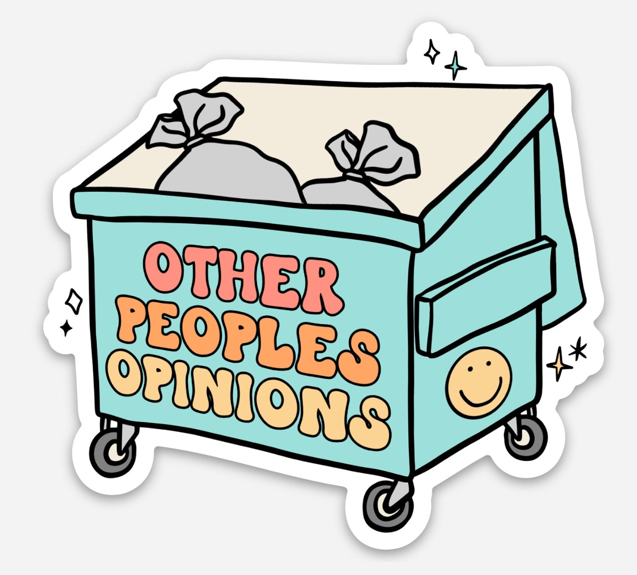 Other peoples opinions sticker