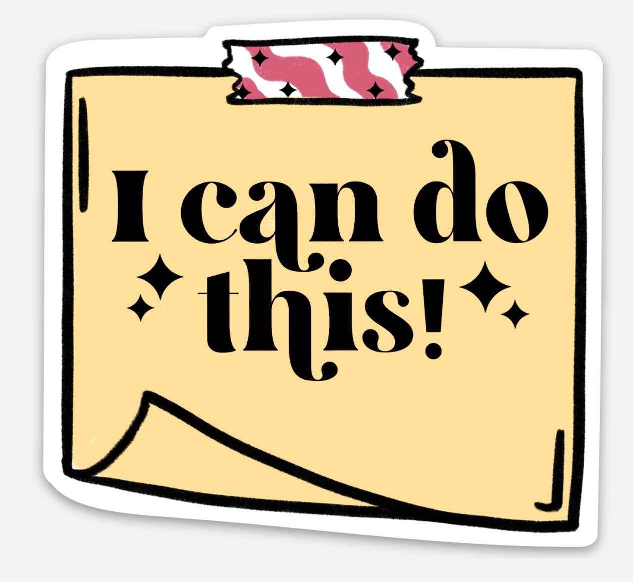I can do this sticker