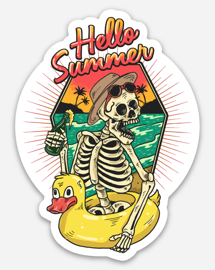 Hello Summer sticker