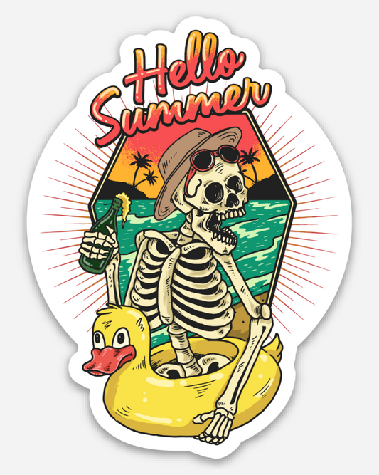 Hello Summer sticker